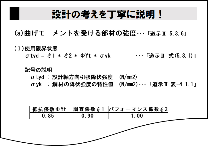 設計の考えを丁寧に説明！